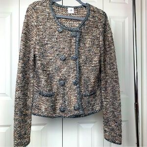 CAbi #3015 Ritz Sweater Tweed Cardigan